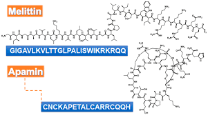 Bee venom chemical structural form
